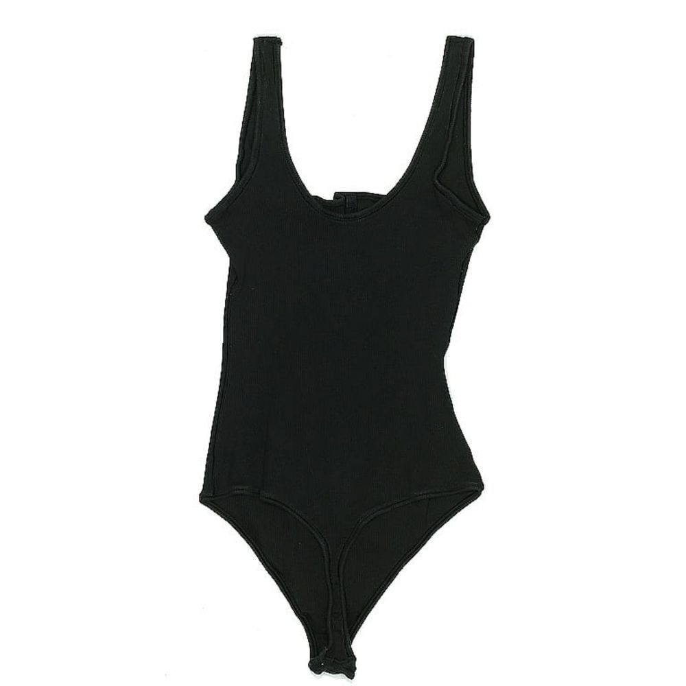 Skims Black Knit Bodysuit Medium
